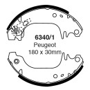 EBC Auto Bremsbacken Hinterachse 6340/1 für Peugeot 106