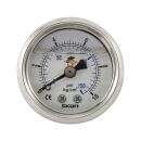 D1 Spec Benzindruckregler Universal Silber 2 - 8 Bar einstellbar mit Manometer