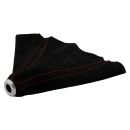 Schaltsack Universal Schaltmanschette Naht Rot Schaltknauf Abdeckung Schwarz
