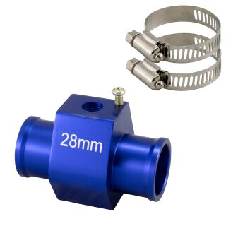 Adapter für Kühlmitteltemperatursensor - Ø28mm | Blau