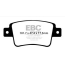 EBC Greenstuff Bremsbeläge Hinterachse DP22101 für Abarth Punto EVO