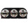 Instrumentenhalter 52mm 3-Fach mit Instrumenten -  Öldruck, Kühlmitteltemp., Spannung