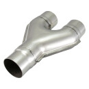 60mm / 2,375" Y-Pipe Auspuffrohr | V2A Edelstahl