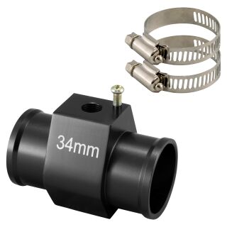 Adapter für Kühlmitteltemperatursensor - Ø34mm | Schwarz