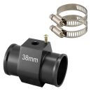 Adapter für Kühlmitteltemperatursensor - Ø38mm | Schwarz