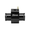 Adapter für Kühlmitteltemperatursensor - Ø26mm inkl. Sensor | Schwarz