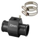 Adapter für Kühlmitteltemperatursensor - Ø30mm inkl. Sensor | Schwarz