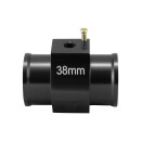 Adapter für Kühlmitteltemperatursensor - Ø38mm inkl. Sensor | Schwarz