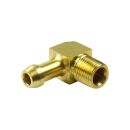 Adapter 90° Winkel 6mm Schlauchanschluss auf 1/8" NPT männlich - Messing