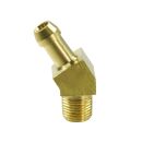 Adapter 45° Winkel 6mm Schlauchanschluss auf 1/8" NPT männlich - Messing