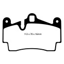 EBC Greenstuff Bremsbeläge Hinterachse DP61474 für Porsche Cayenne