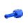 Alu Fitting Dash 6 zu 8mm Schlauchanschluss | Blau