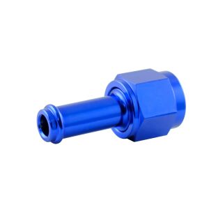 Alu Fitting Dash 6 zu 10mm Schlauchanschluss | Blau
