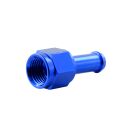 Alu Fitting Dash 6 zu 10mm Schlauchanschluss | Blau