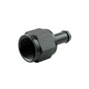 Alu Fitting Dash 8 zu 10mm Schlauchanschluss | Schwarz