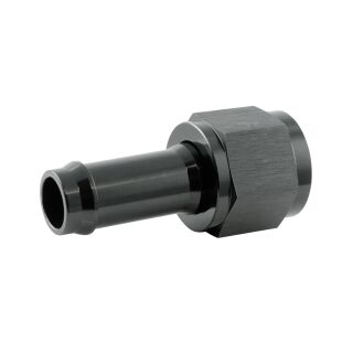Alu Fitting Dash 8 zu 12mm Schlauchanschluss | Schwarz