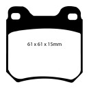 EBC Blackstuff Bremsbeläge Hinterachse DP675 für Opel Vectra B