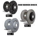 EBC Bremsscheiben High-Carbon Blade Disc Black (BSD) Hinterachse BSD2196 für Skoda Octavia 3