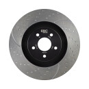 EBC Bremsscheiben Turbo Groove Disc (GD) Vorderachse GD286 für Fiat Panda 2