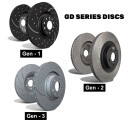 EBC Bremsscheiben Turbo Groove Disc (GD) Vorderachse GD286 für Fiat Panda 2