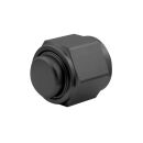 Alu Fitting Dash 10 / AN 10 Verschlusskappe | Schwarz