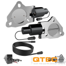 2x QTP 76mm / 3" elektrische Auspuffklappe | QTEC60