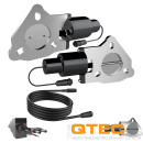 2x QTP 63mm / 2,5" elektrische Auspuffklappe | QTEC50