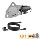 QTP 76mm / 3" elektrische Auspuffklappe mit Y-Rohr | QTEC30