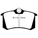EBC Bluestuff Bremsbeläge Hinterachse DP5680NDX für VW New Beetle