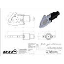 QTP 57mm / 2,25" elektrische Auspuffklappe mit Y-Rohr | QTEC225