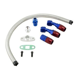 Ölrücklaufleitung-Set für Turbolader T3 T4 Garrett GT40 GT42 GT45
